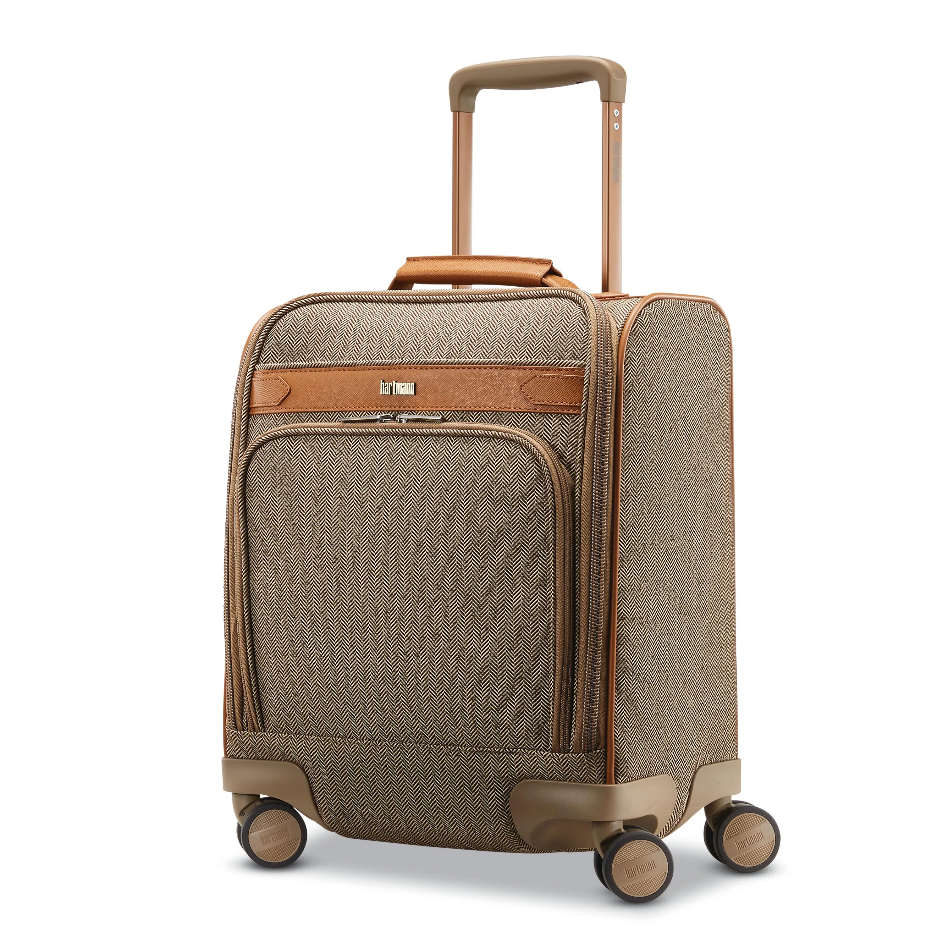 Hartmann Herringbone Deluxe Underseat Carry On Spinner Luggage
