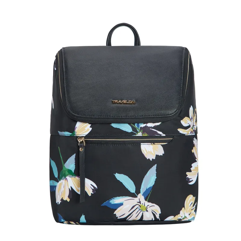 Travelon Anti-Theft Addison Backpack Midnight Floral