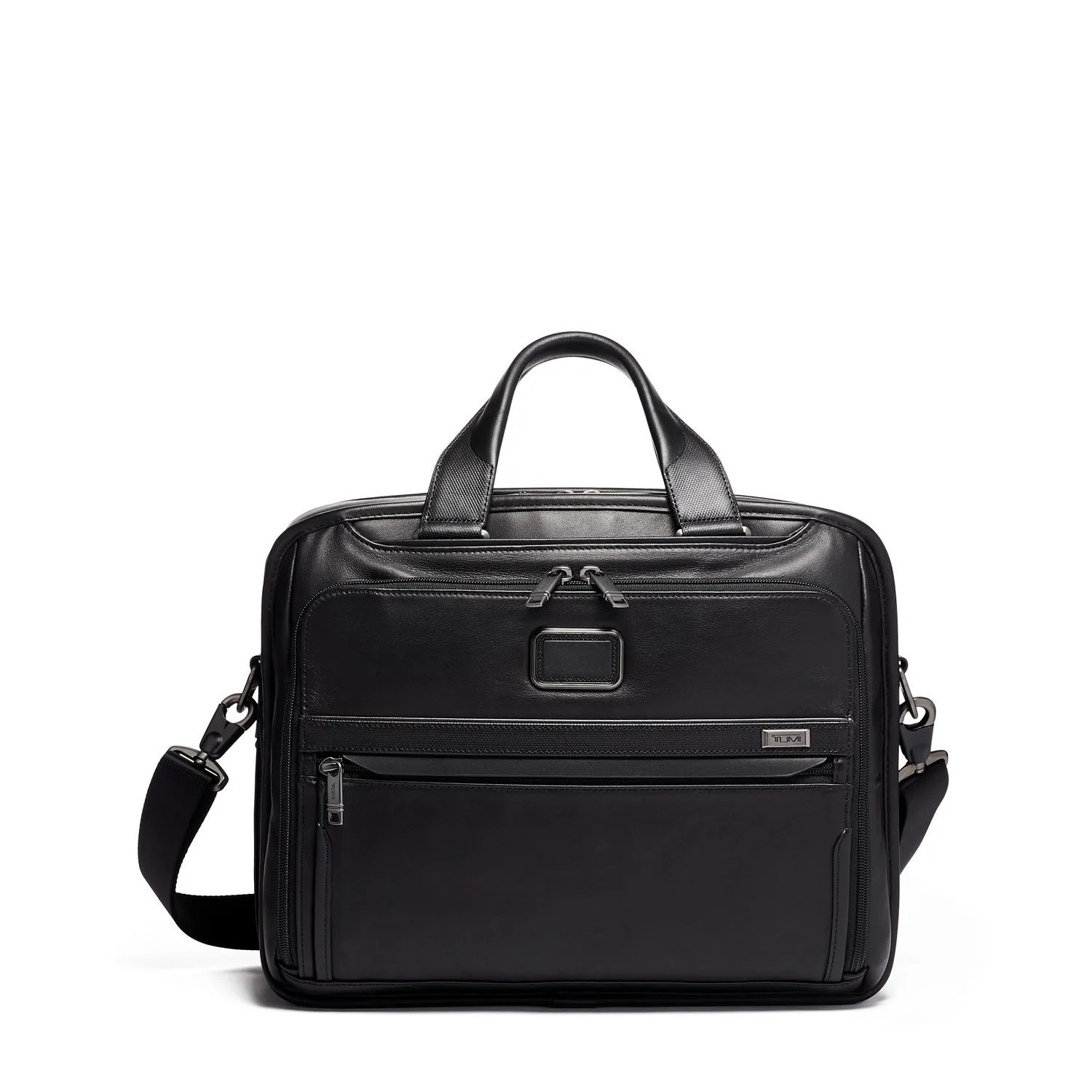 TUMI™ Alpha 3 Organizer Leather Briefcase