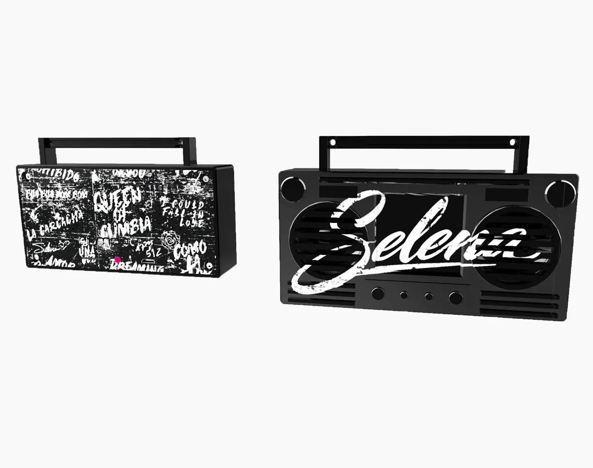 Bumpboxx Microboom Wearable Necklace Bluetooth Speaker Boombox Selena