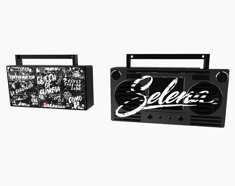 Bumpboxx Microboom Wearable Necklace Bluetooth Speaker Boombox Selena