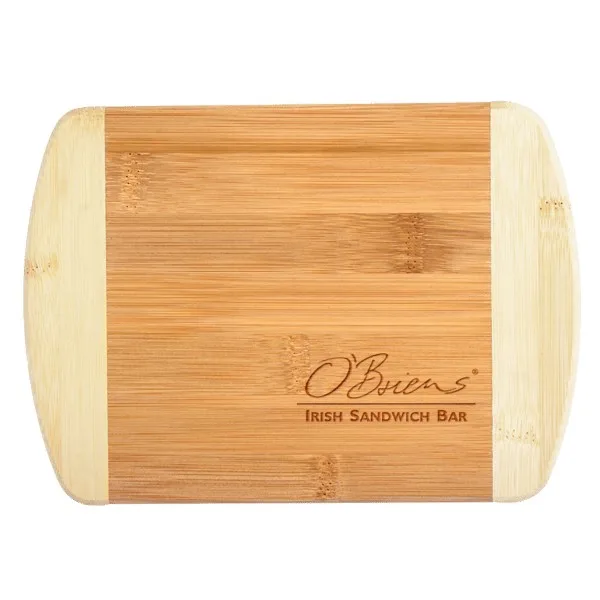 Two-Tone Bar 8" x 5-3/4" Bamboo Cutting Board view 5