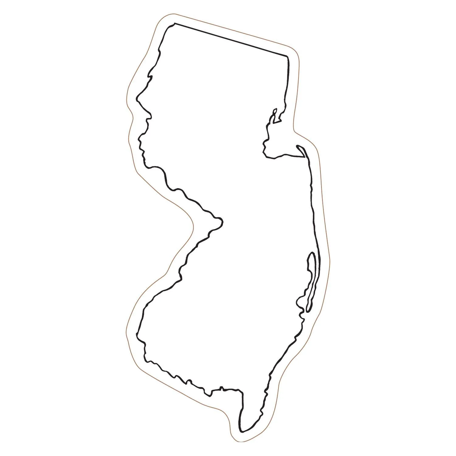 New Jersey State Magnet view 2