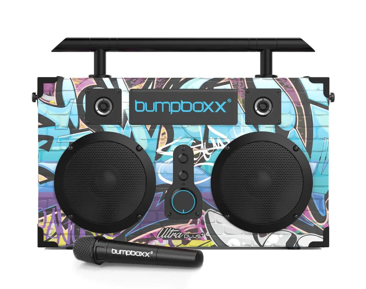 Bumpboxx Bluetooth Boombox Ultra Plus Nyc Graffiti