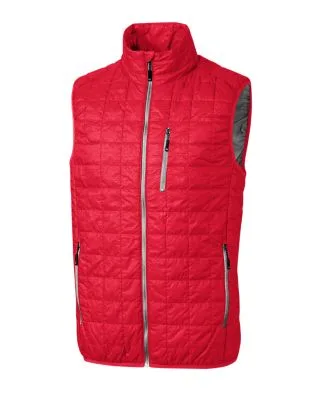 Cutter & Buck Rainier PrimaLoft? Mens Big and Tall Eco Insulated Full Zip Puffer Vest view 3