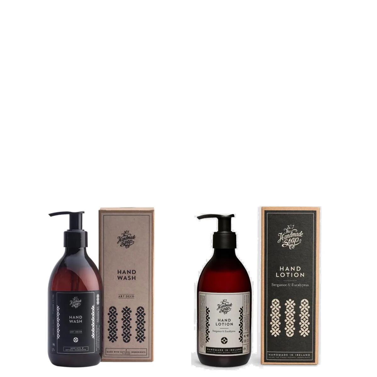 The Handmade Soap Co Hand Wash And Lotion Set - Bergamot And Eucalyptus 300Ml