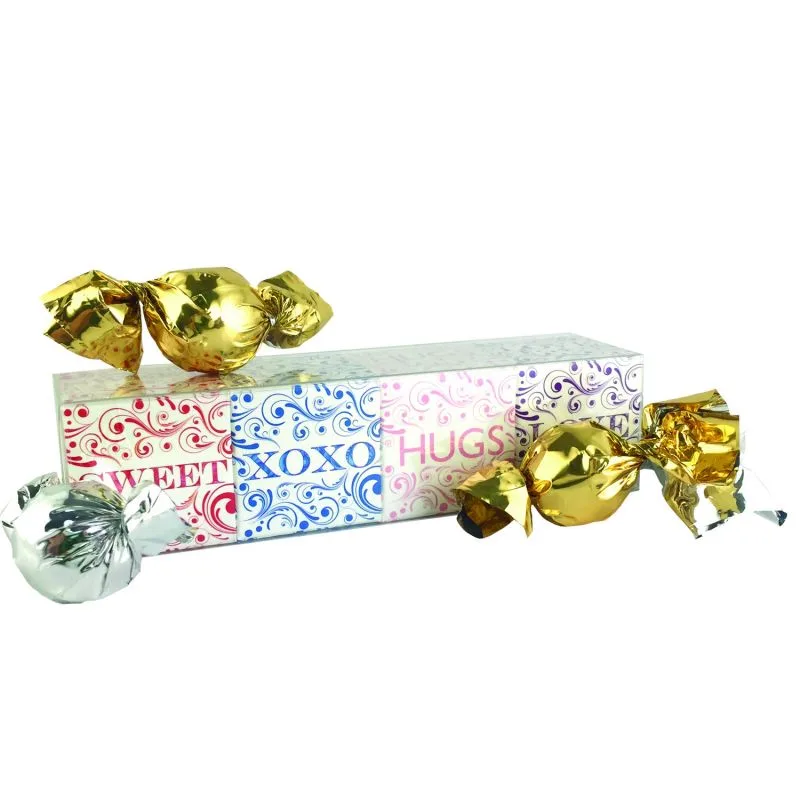 4 Cube Acetate Gift Box with Chocolate Truffles
