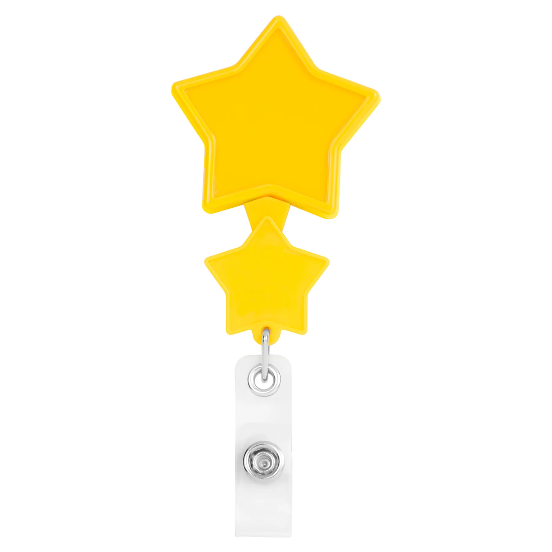 Double Up Star Retractable Badge Reel view 2