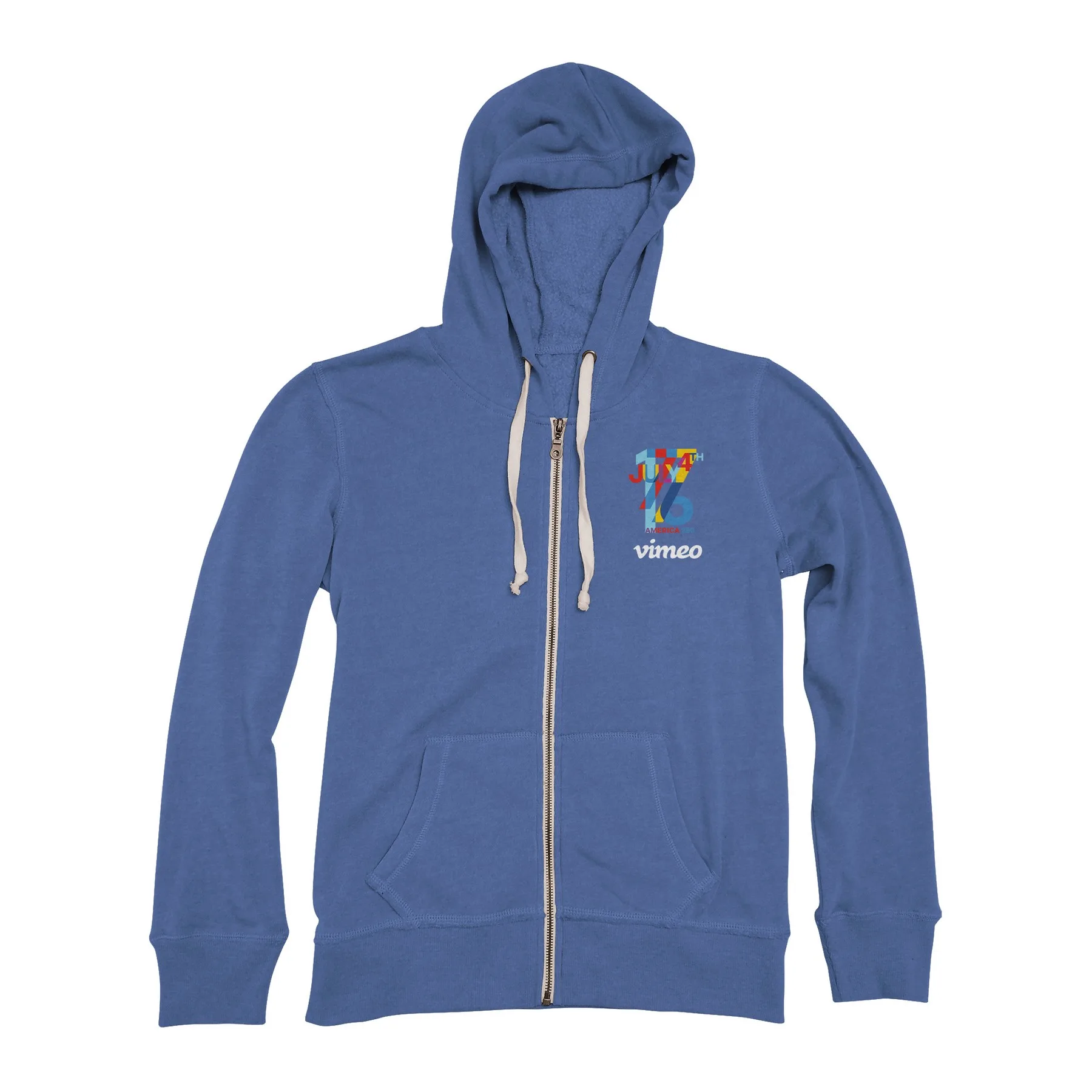 America250 ACE Ladies' Super Soft Whisper Fleece Full Zip Hoodie view 2