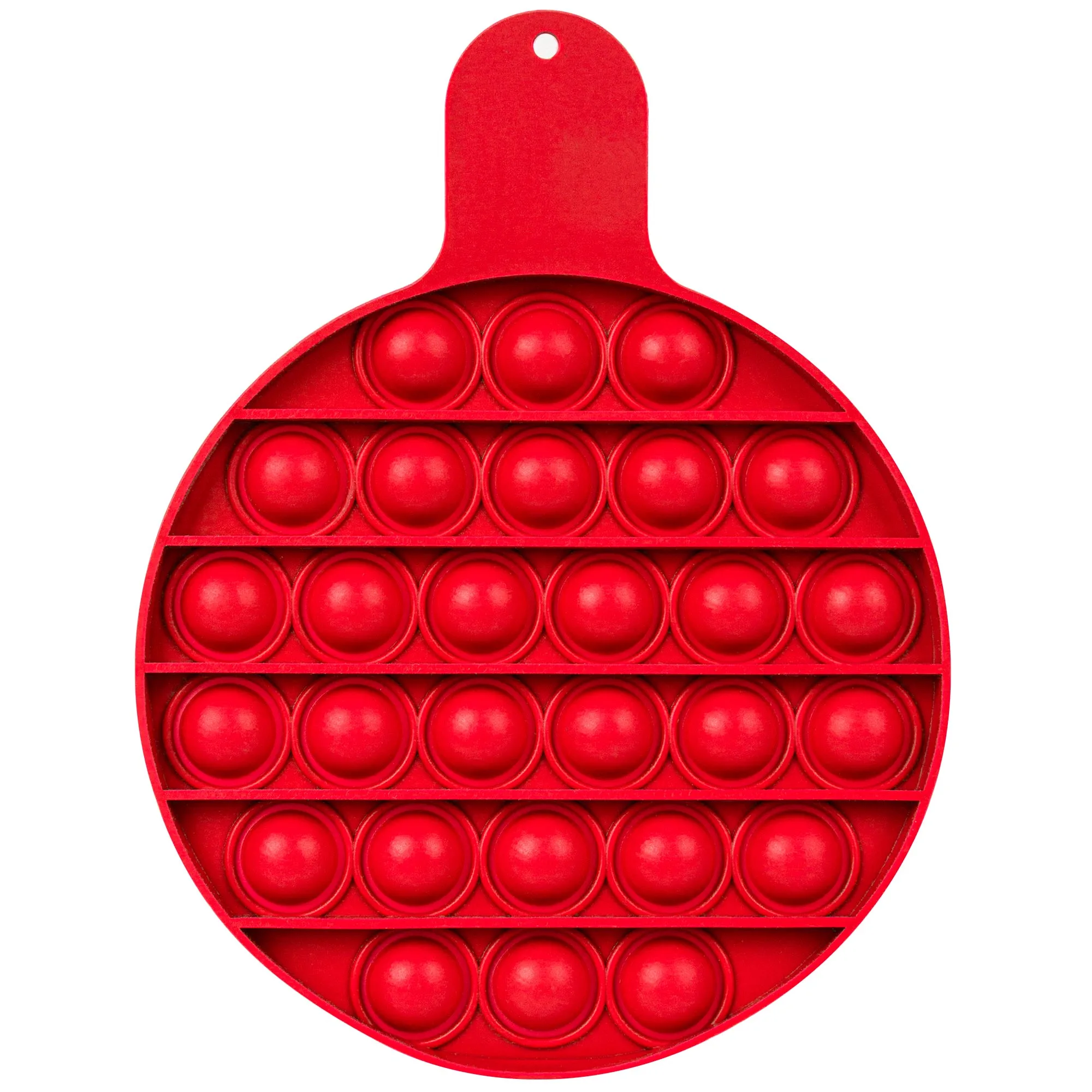 Round Fiddle Popper Silicone Sensory Toy view 4