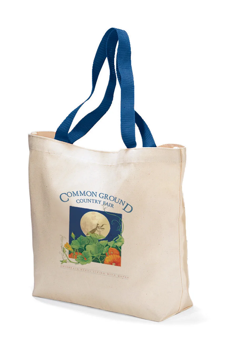 Colored Handle Tote - Royal Blue