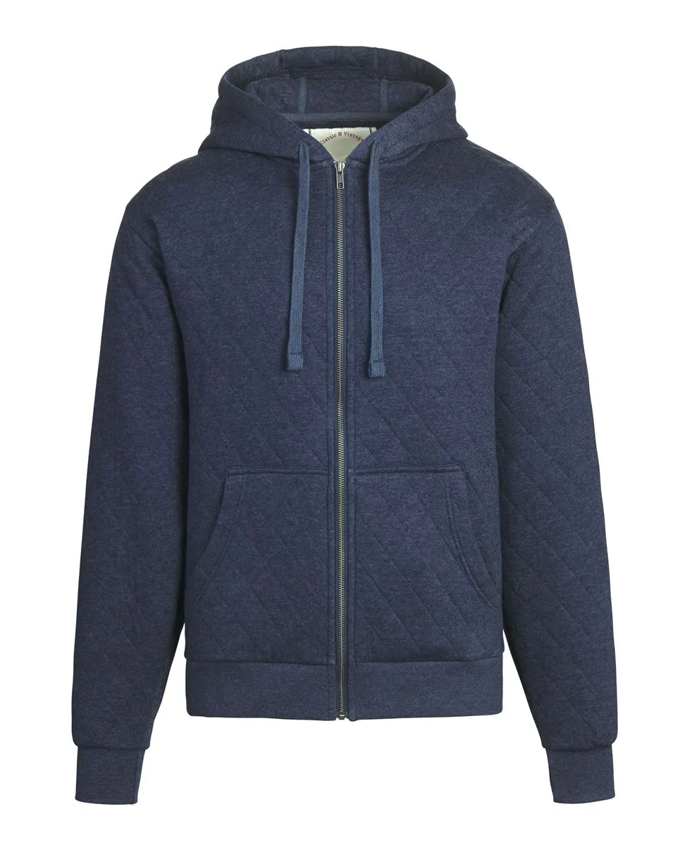 Men's Kingsley Quilted Fleece Hoodie view 3