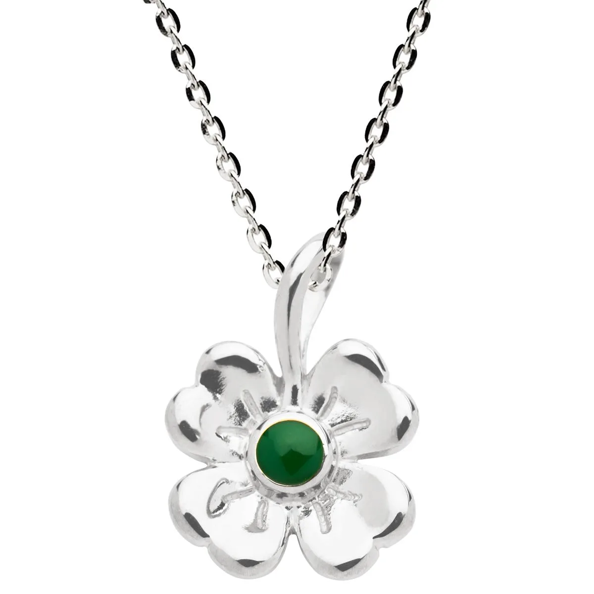 Jilco Inc Clover Necklace - Sterling Silver