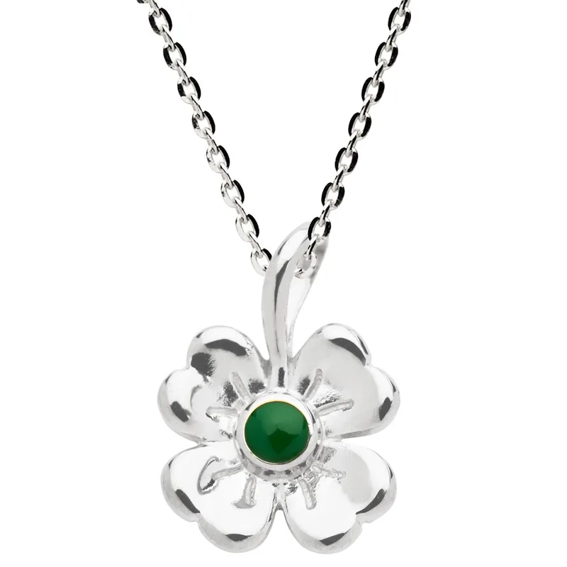 Jilco Inc Clover Necklace - Sterling Silver