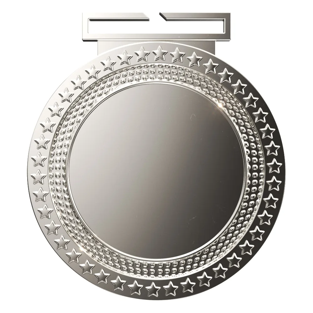 Dual Plated 5K Medallions 3" view 2