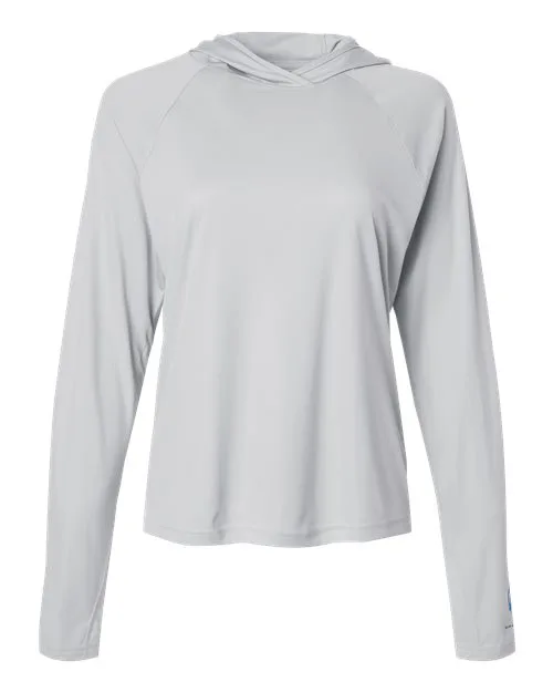 Columbia® Women's PFG Tidal Tee™ Hooded Long Sleeve Shirt view 2