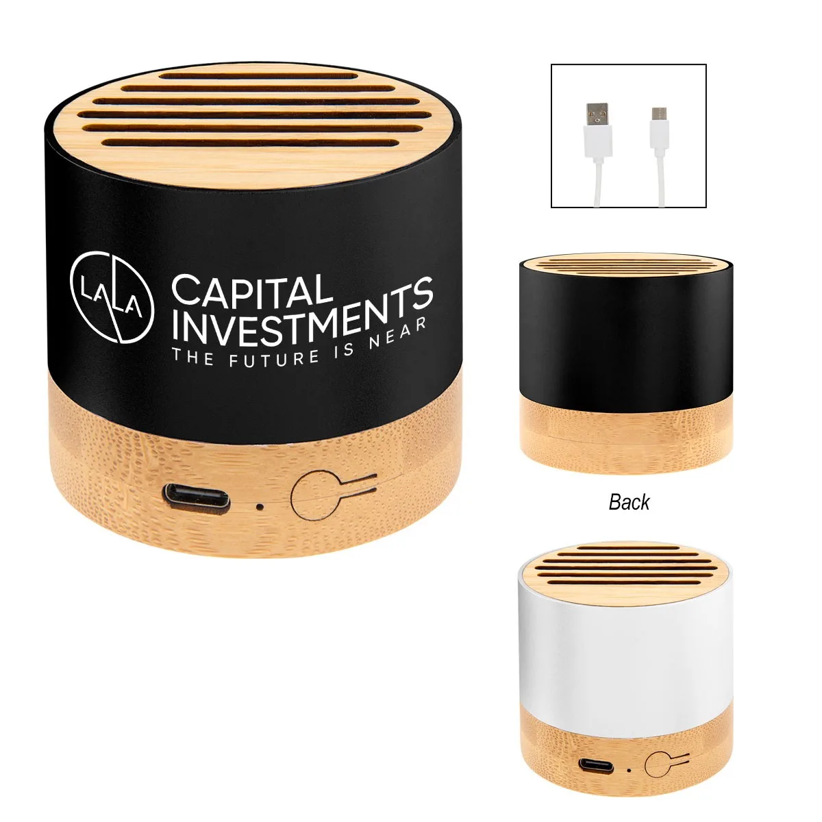 Recycled Aluminum Wireless Speaker view 2