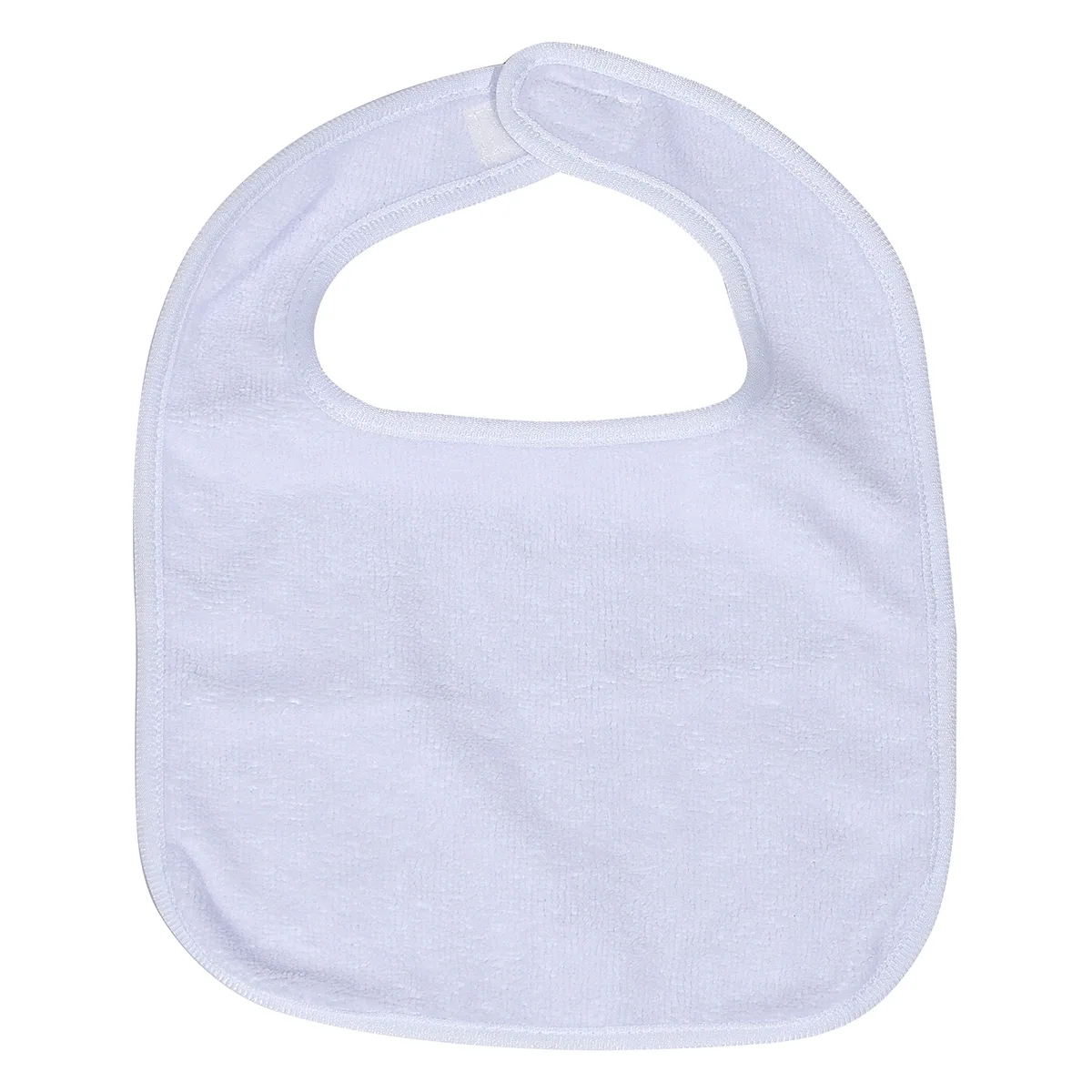 Silk Touch Baby Bib 10" x 13" 360GSM Poly/Cotton - Full Color view 2