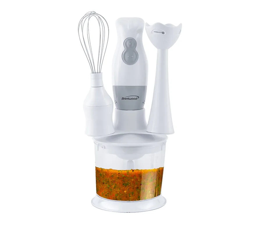 White Hand Blender & Food Processor