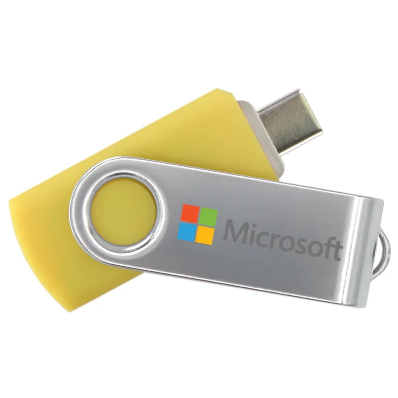 iClick® Type-C Silver Swivel USB Flash Drive 32GB