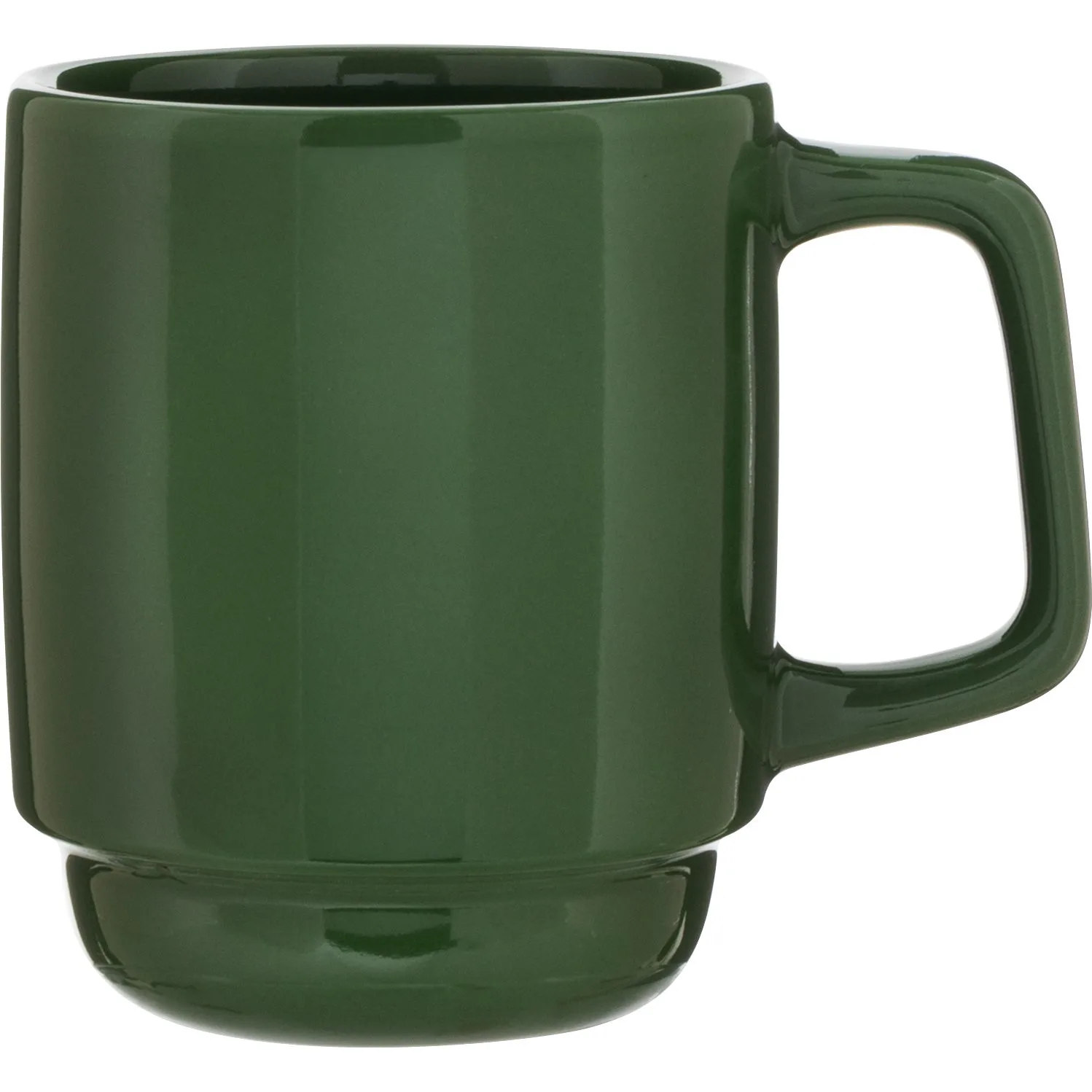 16 oz Olly Ceramic Mug (Forest Green) view 2
