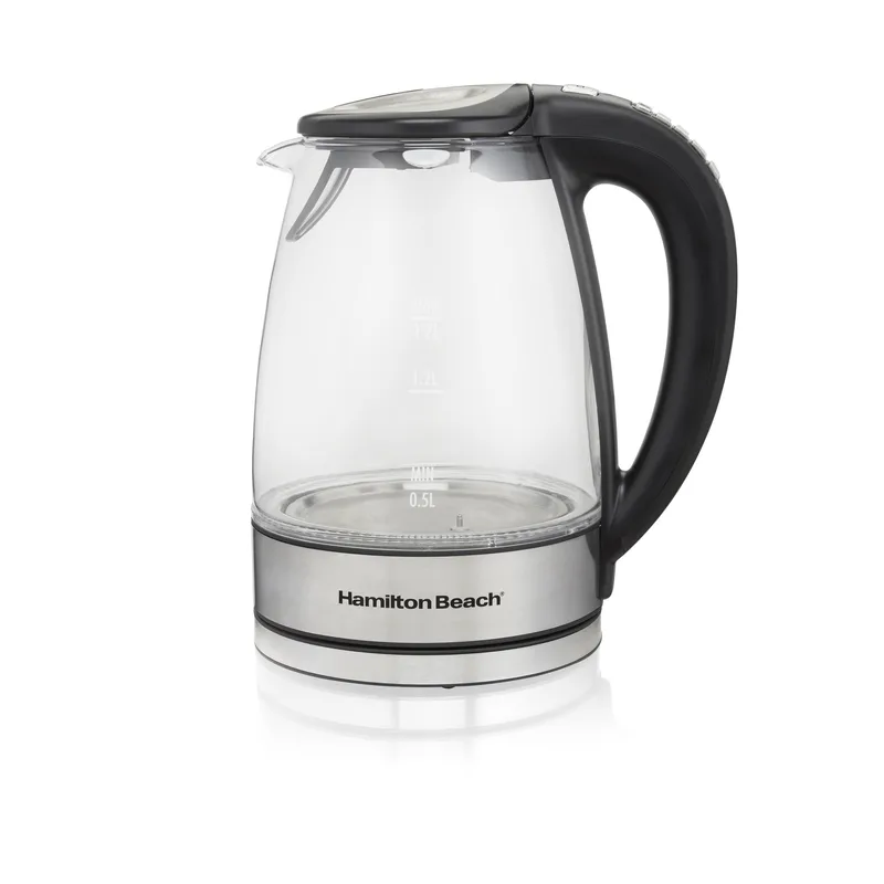 Hamilton Beach® 1.7 L Glass Variable Temperature Electric Kettle