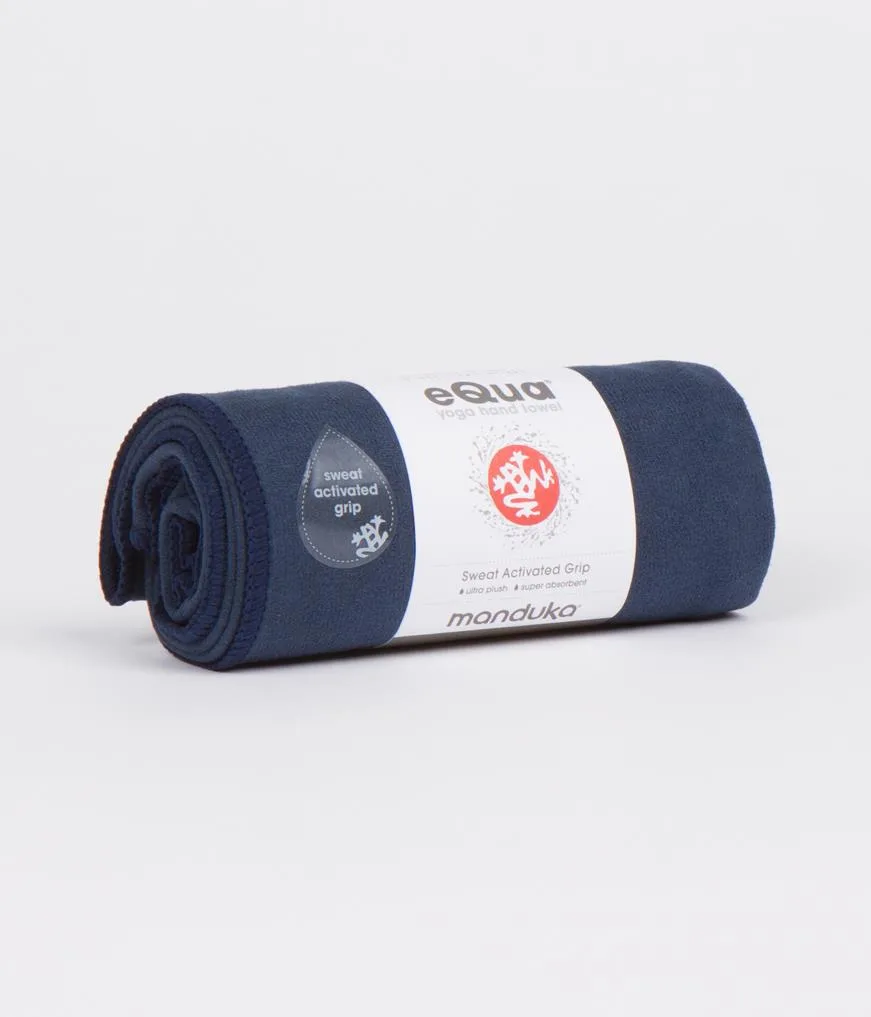 Manduka Equa Yoga Hand Towel - Midnight Black