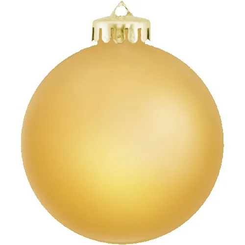 3¼" Satin Finish Round Shatterproof Ornament view 5