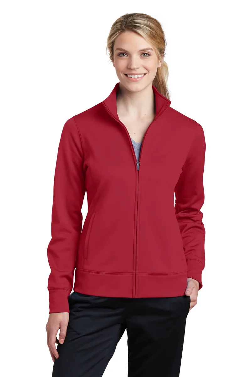 Sport-Tek® Women's Sport-Wick® Fleece Full-Zip Jacket. view 3