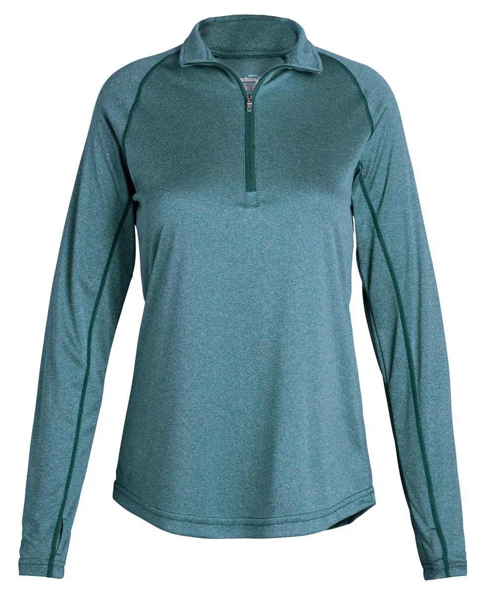 Ladies' Apex ActiveDry® Heathered Baselayer view 5