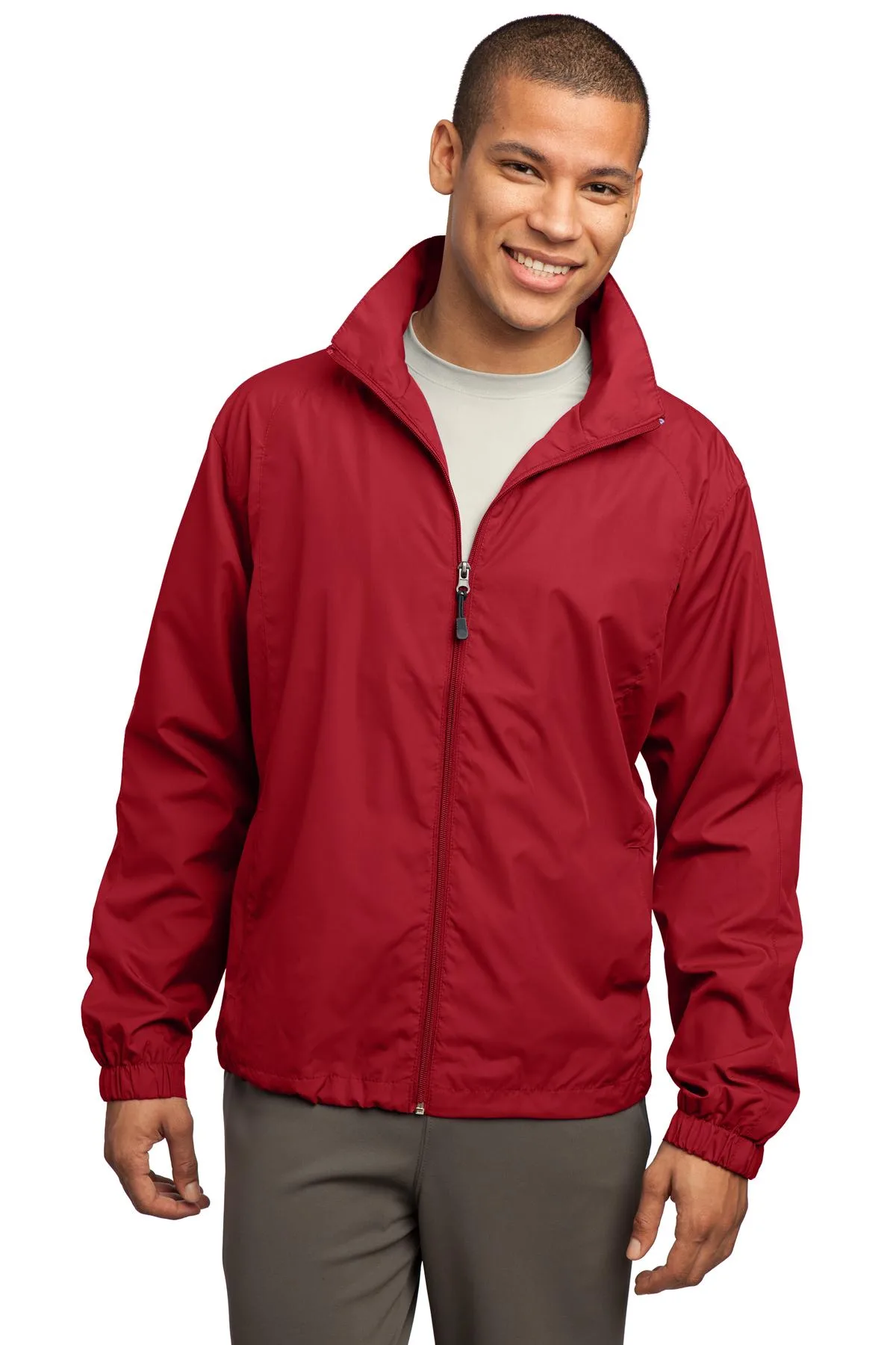 Sport-Tek® Full-Zip Wind Jacket. view 4