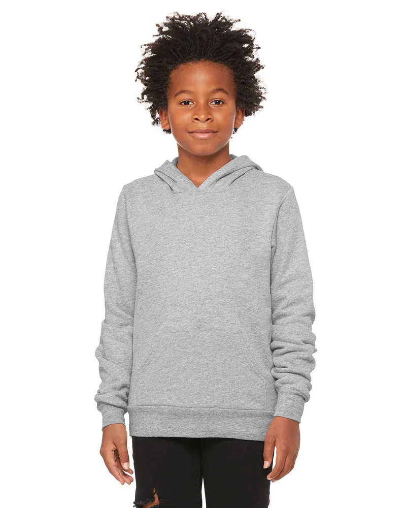 Bella+Canvas® Youth Sponge Fleece Pullover Hooded Sweatshirt