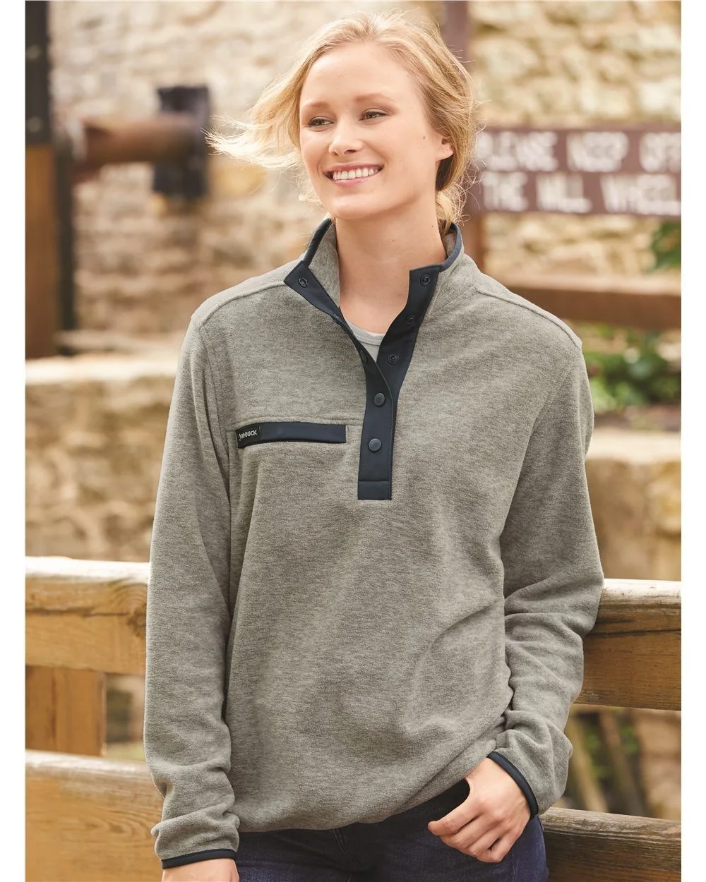 Dri Duck Women's Aspen Mountain Fleece Pullover view 3