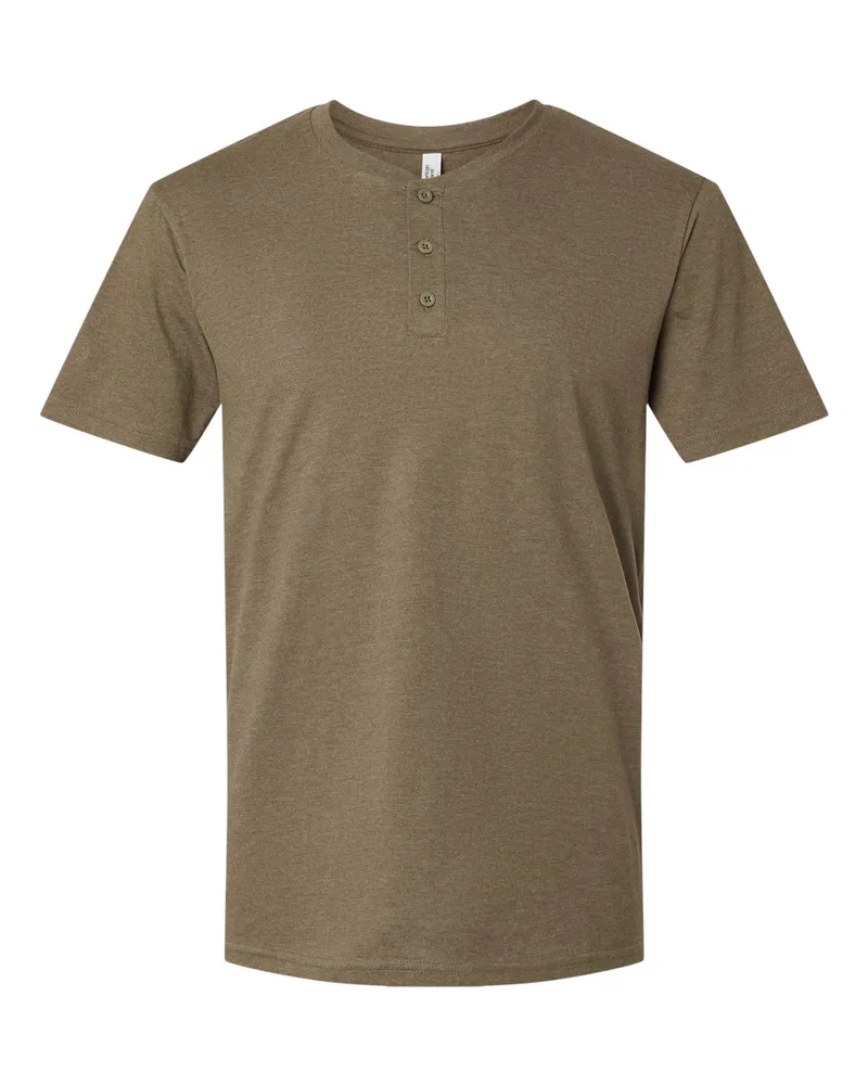 American Apparel® Unisex CVC Henley Tee view 4