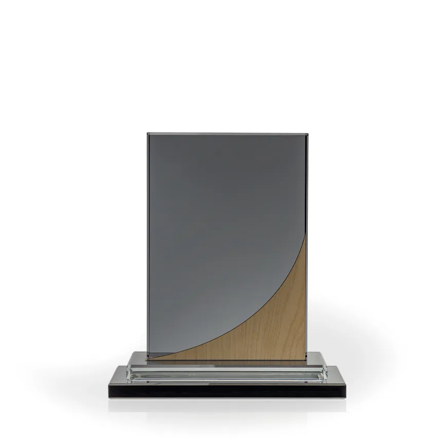 Slate Glass Award with Birch Accent, Small view 2