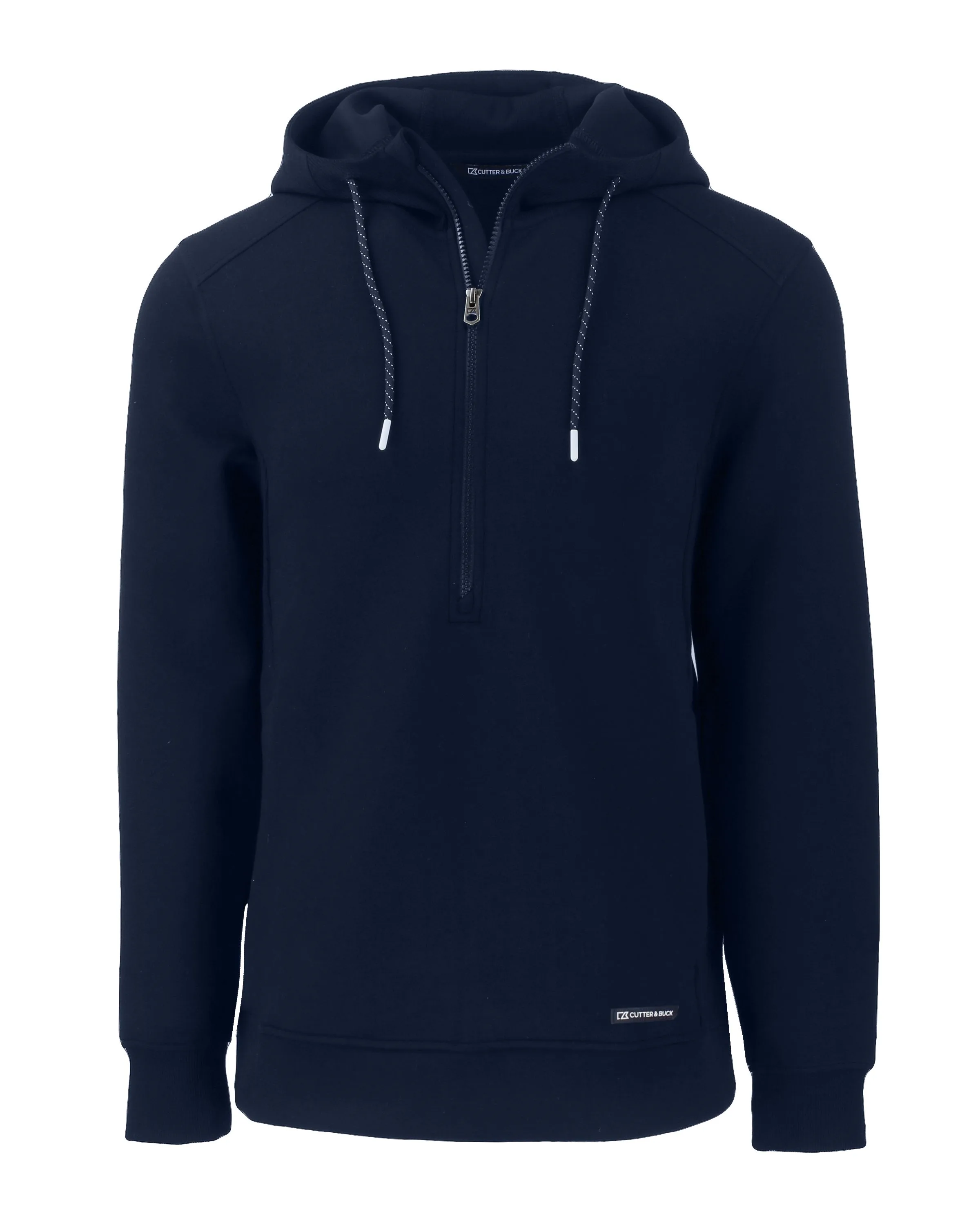 Cutter & Buck Roam Eco Half Zip Recycled Mens Pullover Hoodie view 3