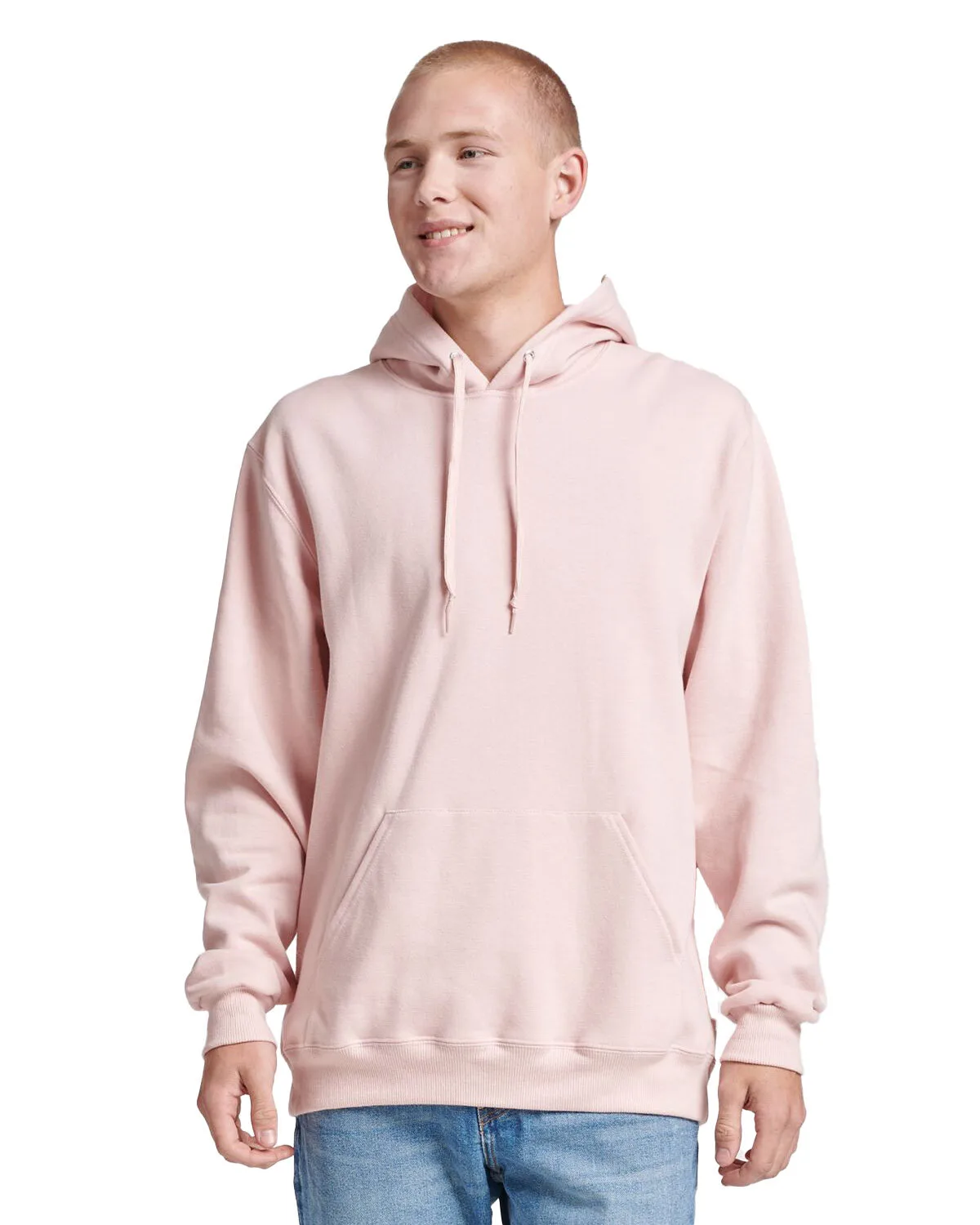 Jerzees Unisex Eco™ Premium Blend Fleece Pullover Hooded Sweatshirt view 3