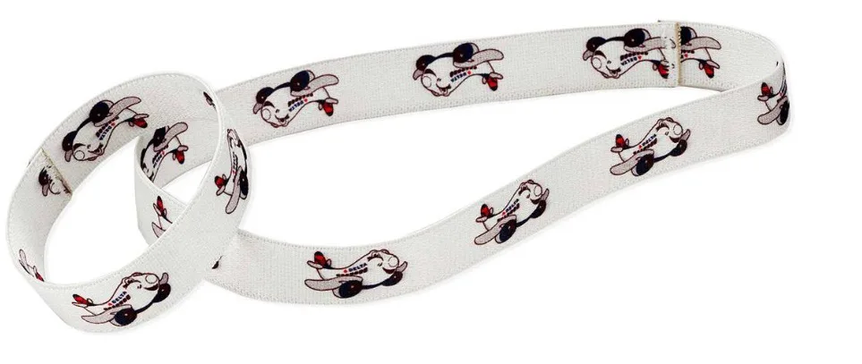 Stretch Elastic Polyester Headband - Domestically Decorated (18"x½") view 2