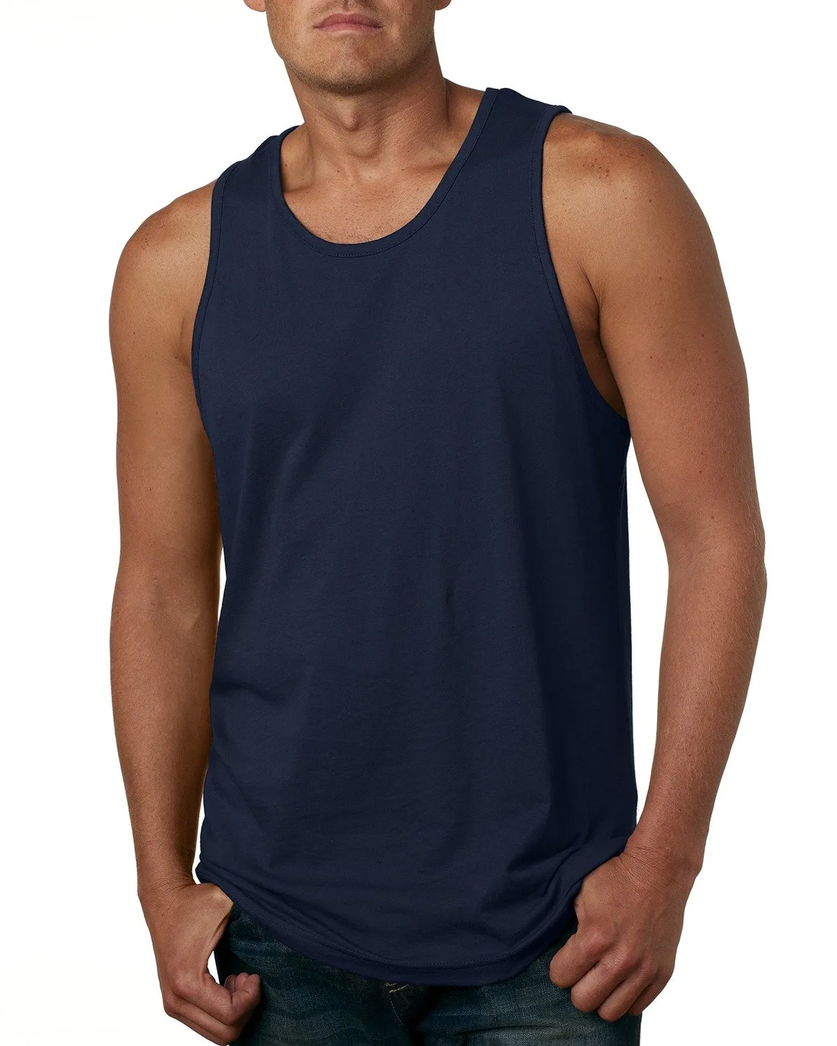 NEXT LEVEL APPAREL Men's Cotton Tank view 5