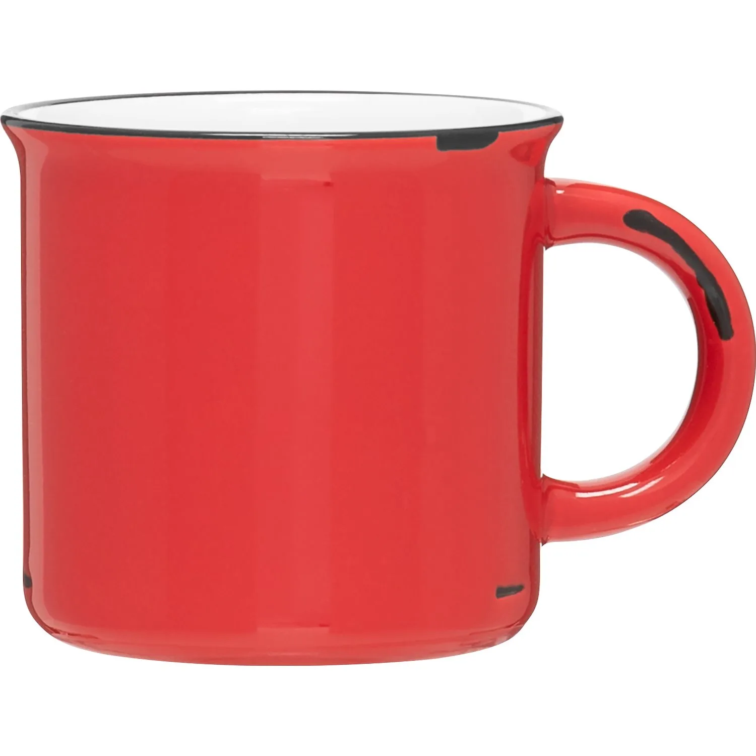 15 oz Ventura Ceramic Mug (Red/White) view 2