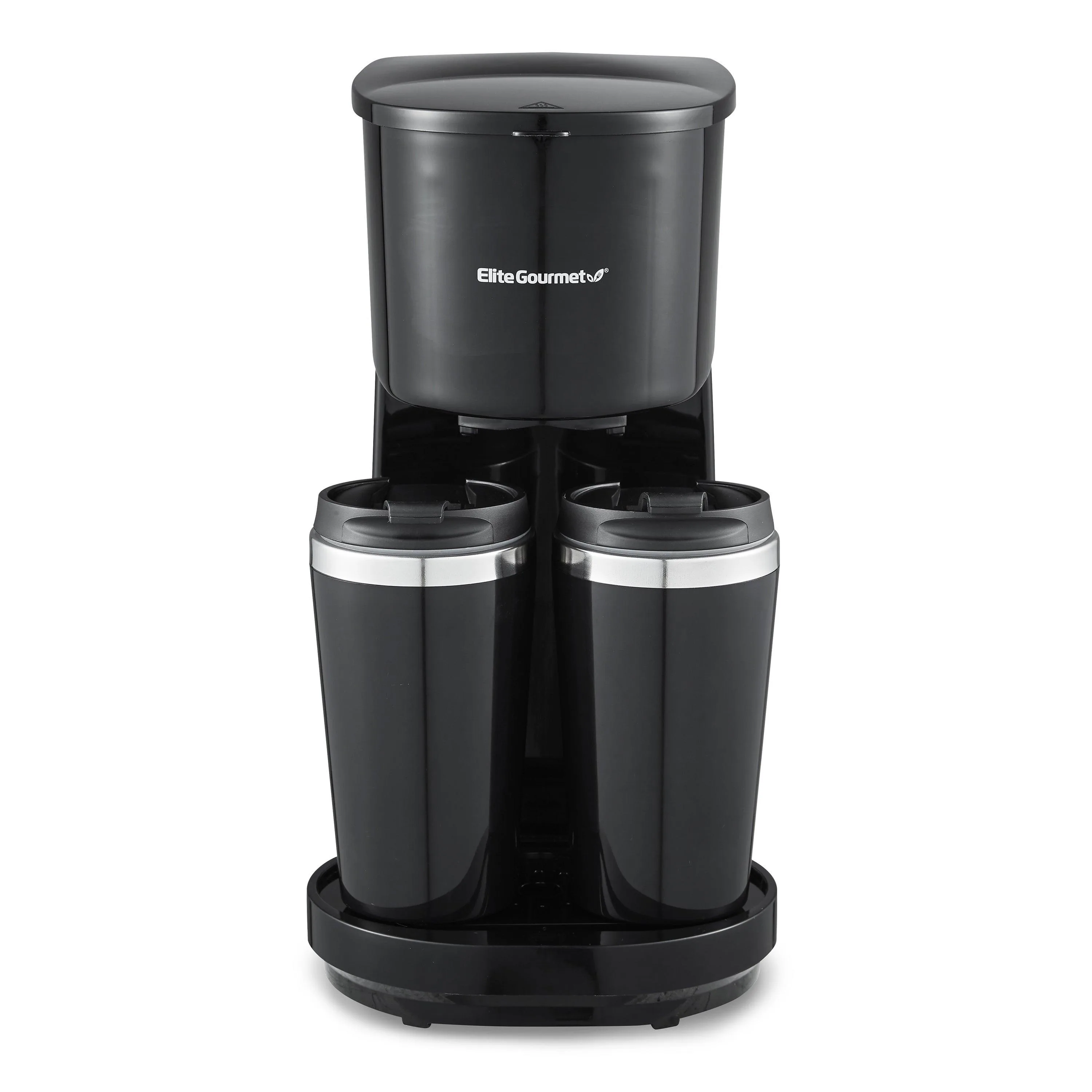 Elite Dual Serve Coffeemaker W/ 2 Travel Mugs