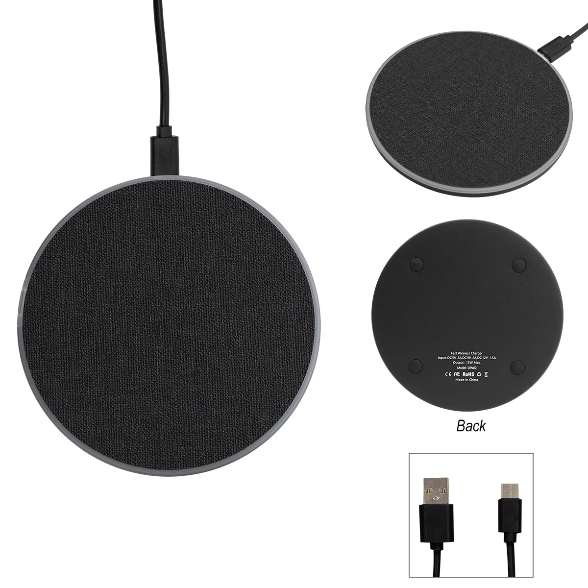 15w Fast Charging Wireless Charging Pad view 3
