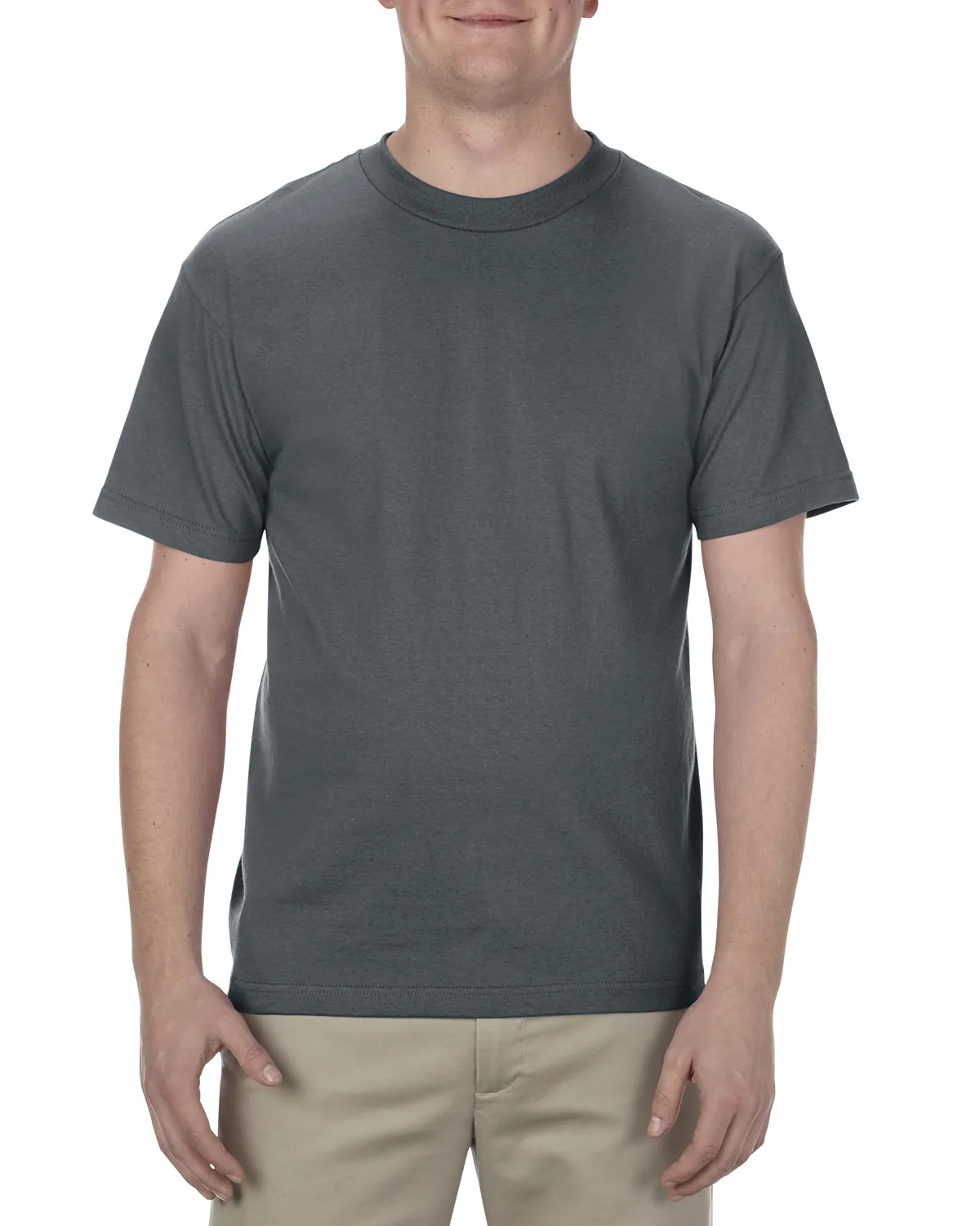American Apparel Unisex Heavyweight Cotton T-Shirt view 5