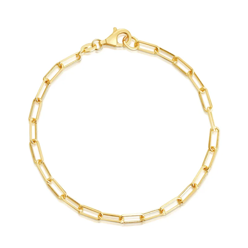 Jilco Inc Paperclip Link Bracelet - Yellow Gold