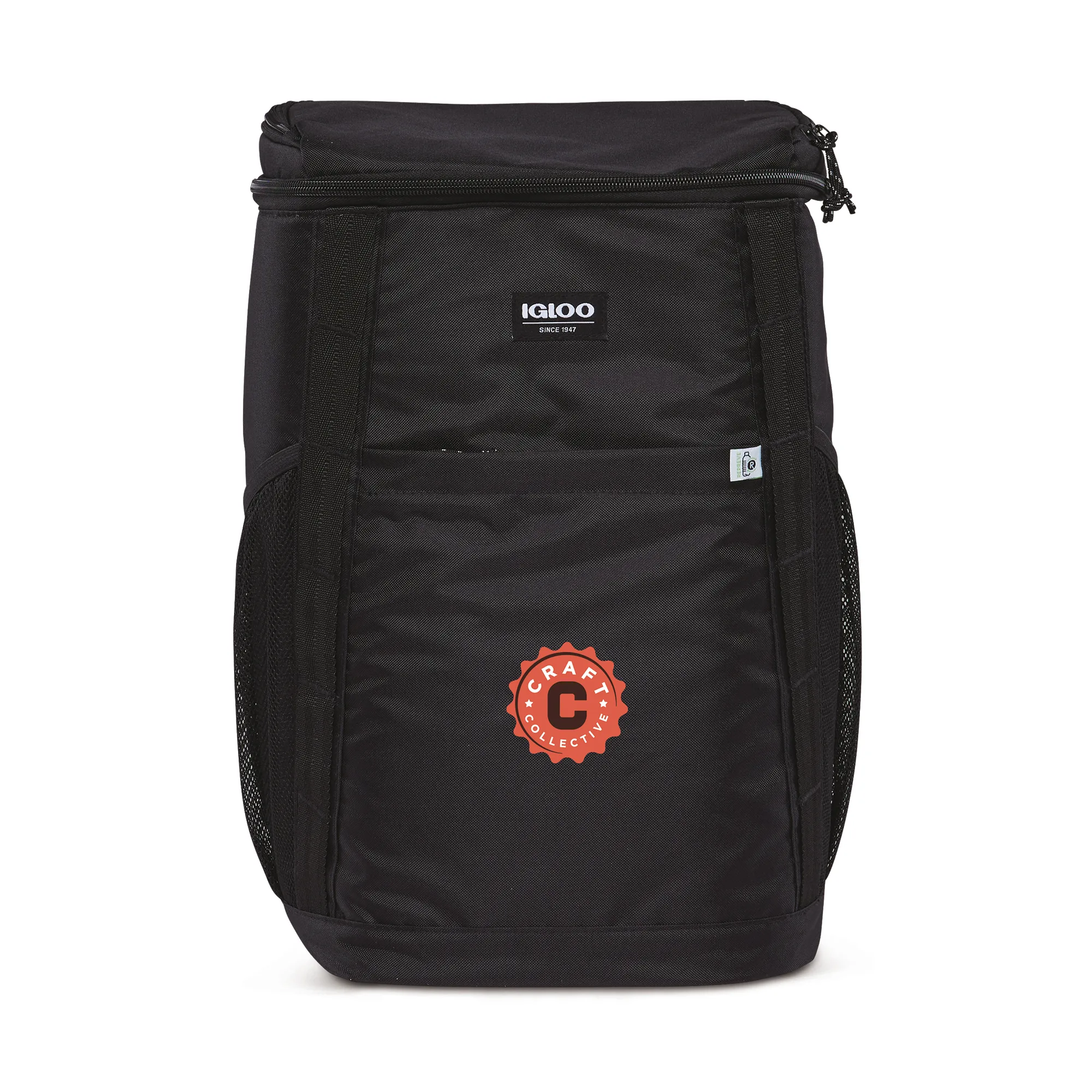 Igloo® REPREVE 36 Can Backpack Cooler - Black
