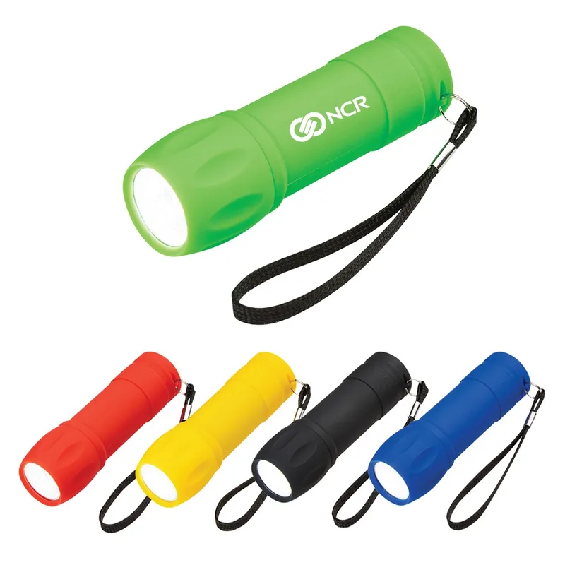 Rubberized Cob Light With Strap view 2