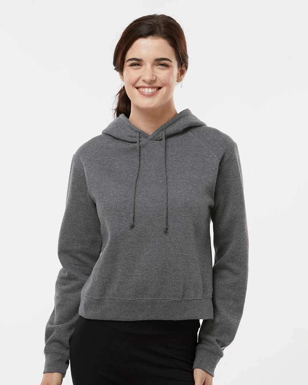 Badger Women's Crop Hooded Sweatshirt