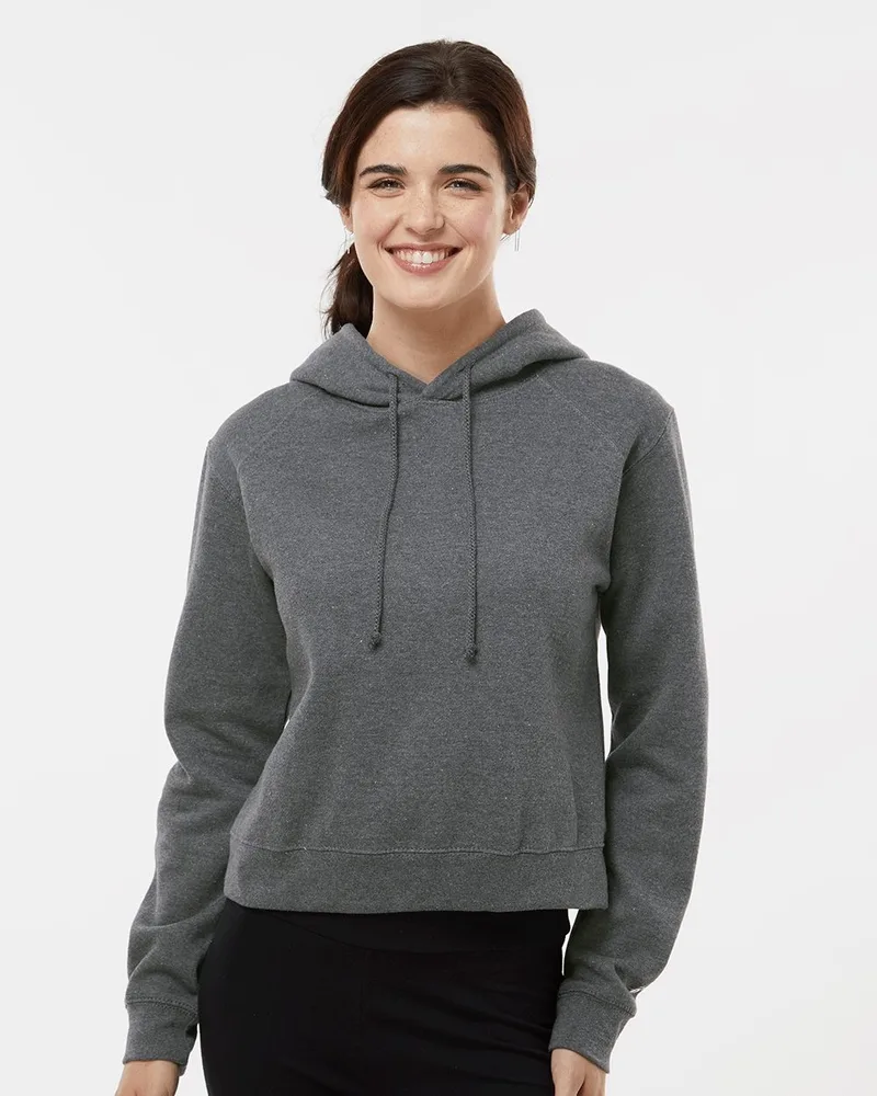 Badger Women's Crop Hooded Sweatshirt