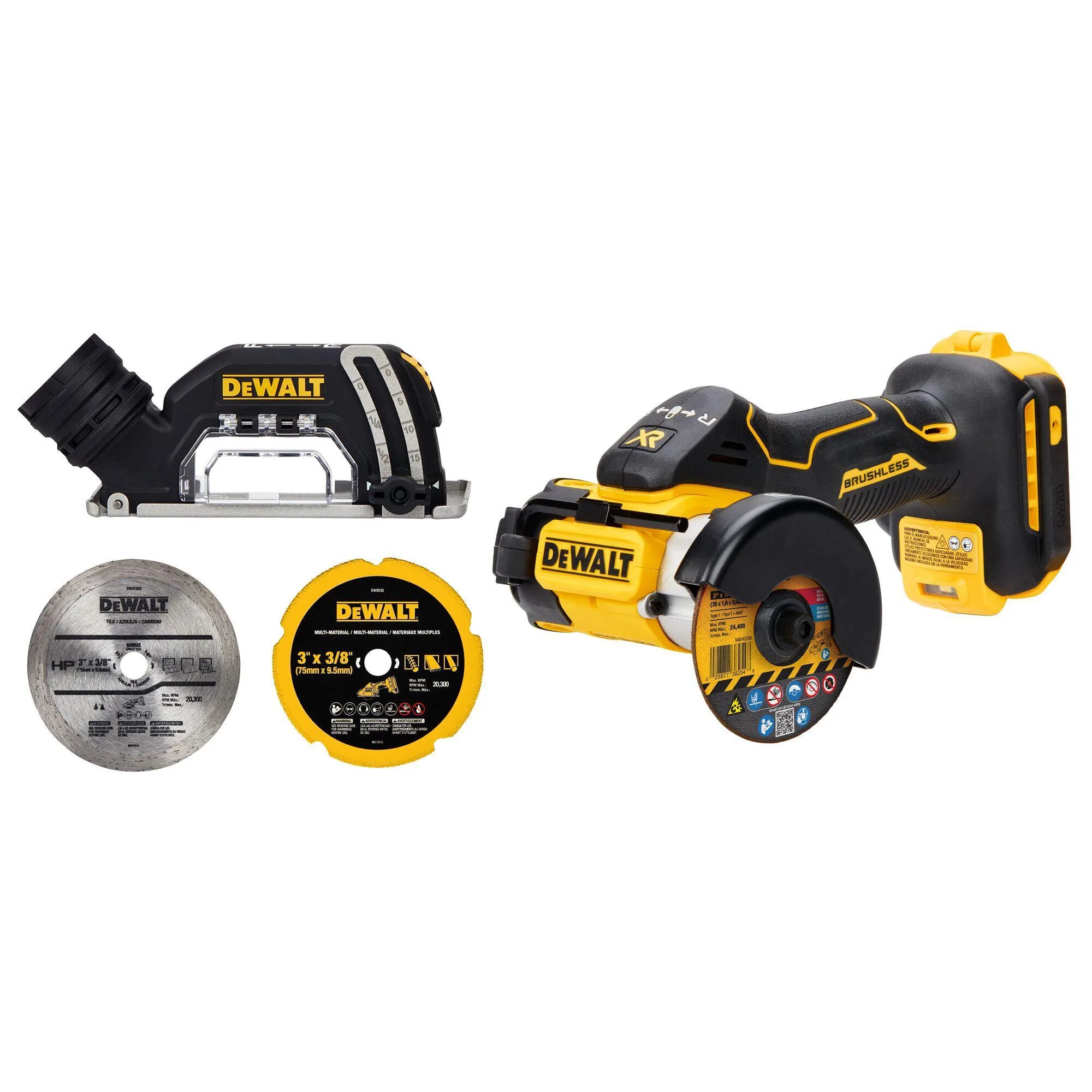 DeWalt 20V Max Xr Brushless Cordless 3" Cut-Off Tool - Tool Only
