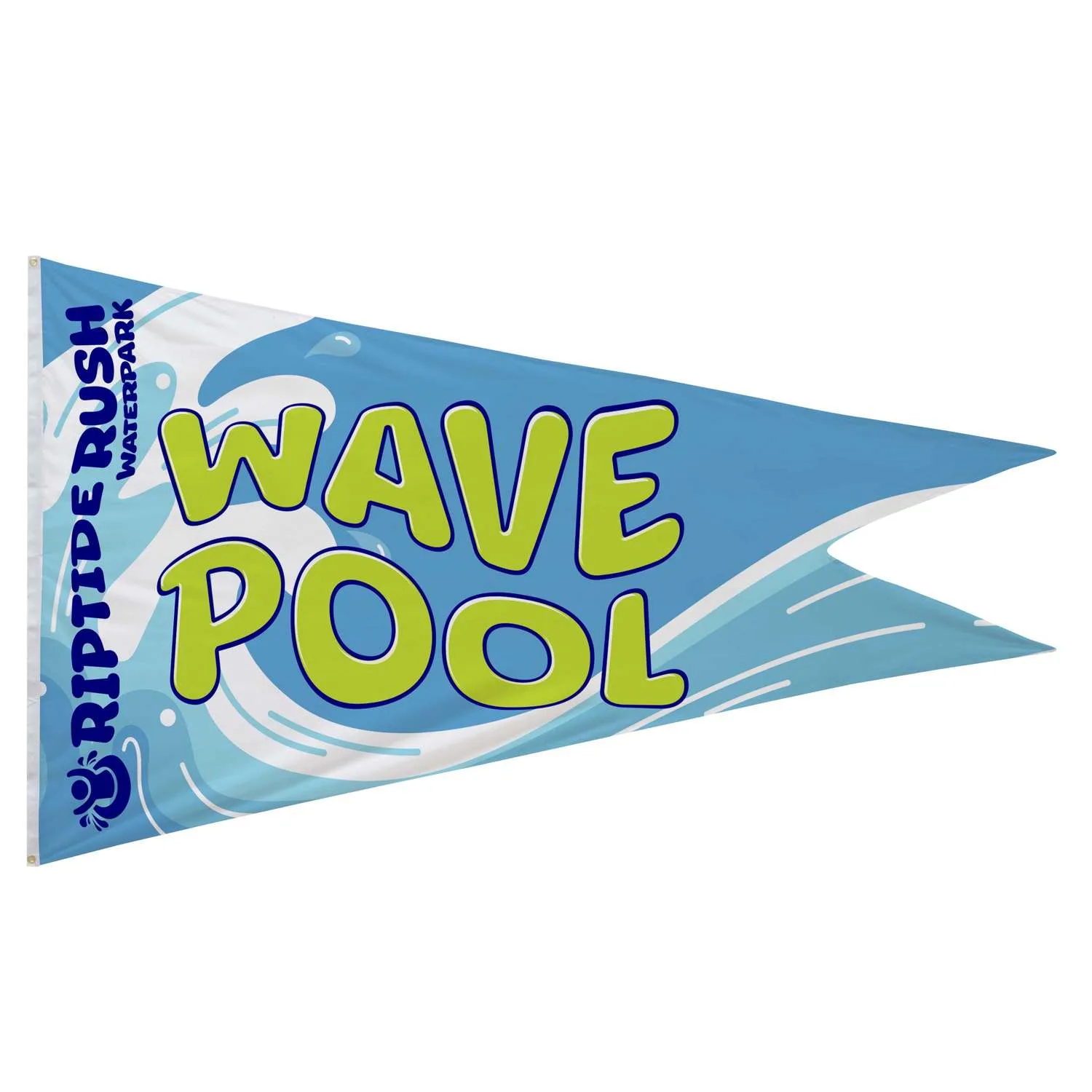 6' x 10' Nylon Burgee Flag Single-Sided